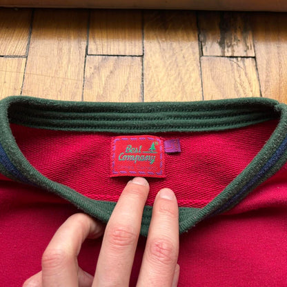 1980s Best Company Sweatshirt Red L