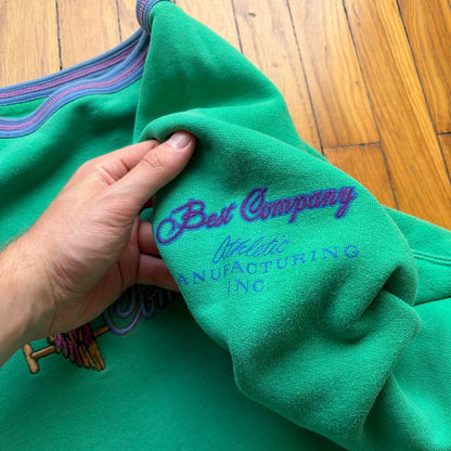 1980s Best Company Sweatshirt Green M