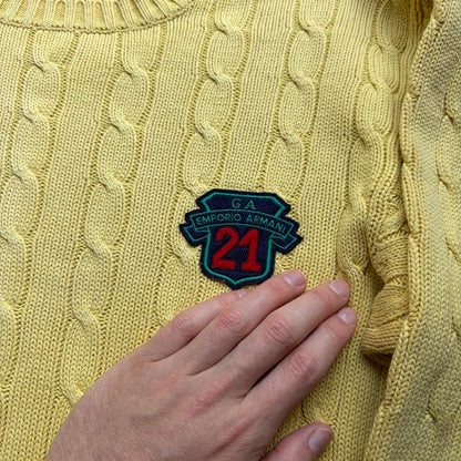 1980s Emporio Armani GA21 Knitted Jumper S