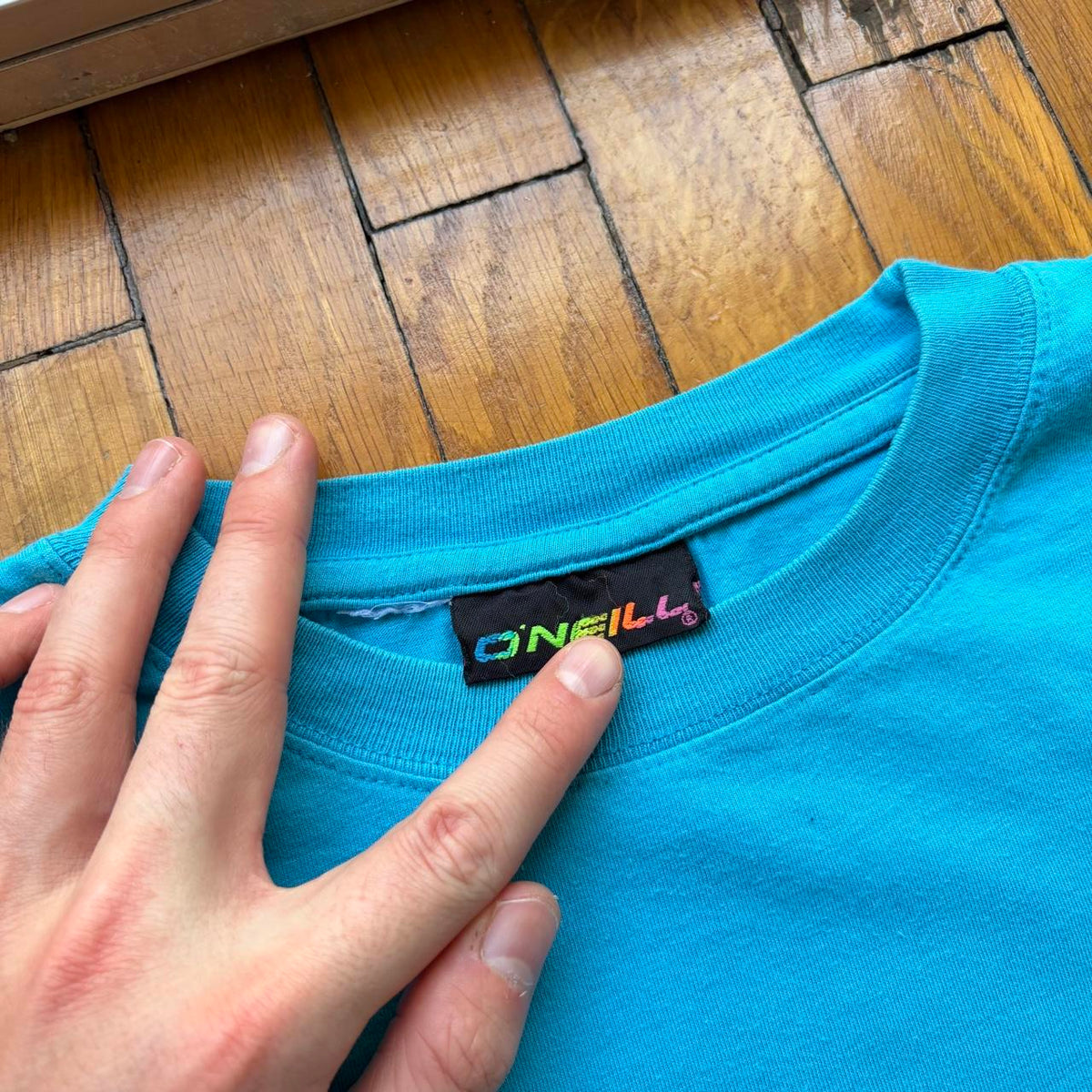 1990s O’Neill Graphic T Shirt Blue L