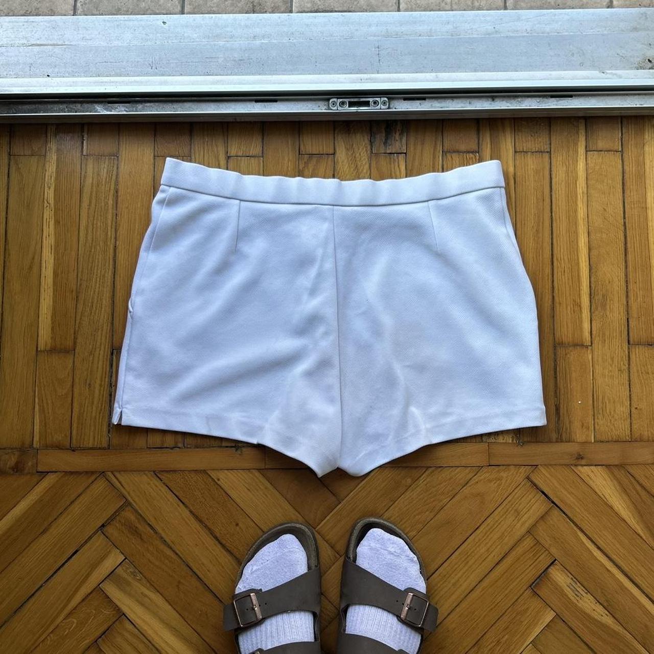 1990s Lacoste Chemise Shorts White 38W