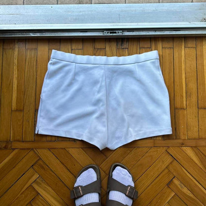 1990s Lacoste Chemise Shorts White 38W
