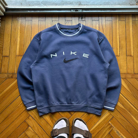 1990s Nike Sweatshirt Navy S