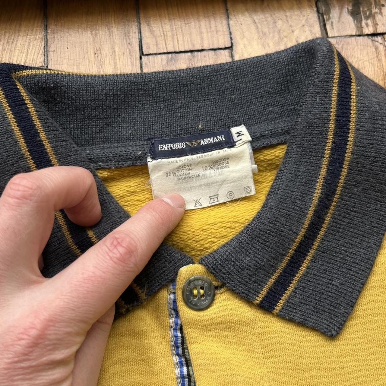 1980s Emporio Armani Sweatshirt Yellow M