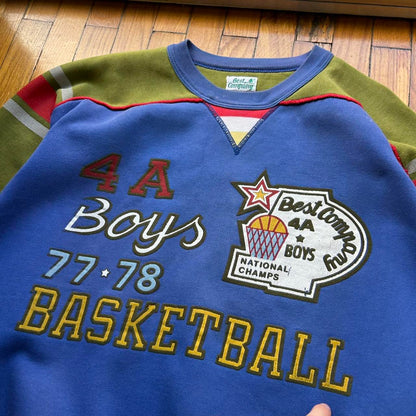 1980s Best Company Basketball Sweatshirt L