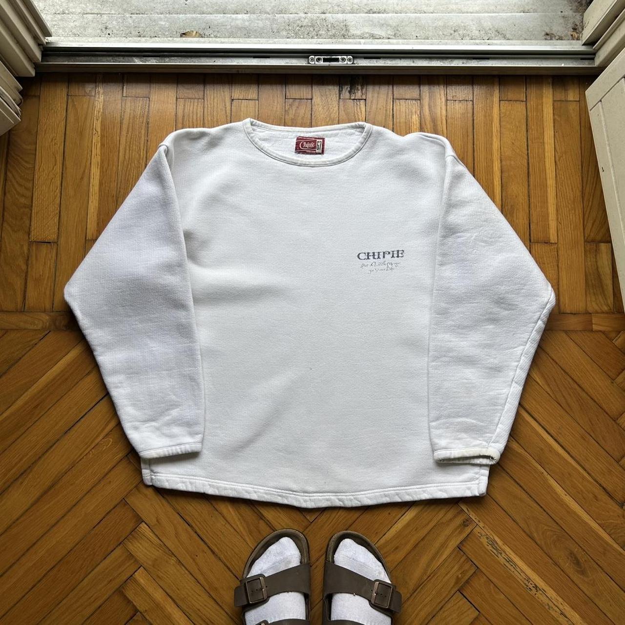 1990s Chipie Sweatshirt White L