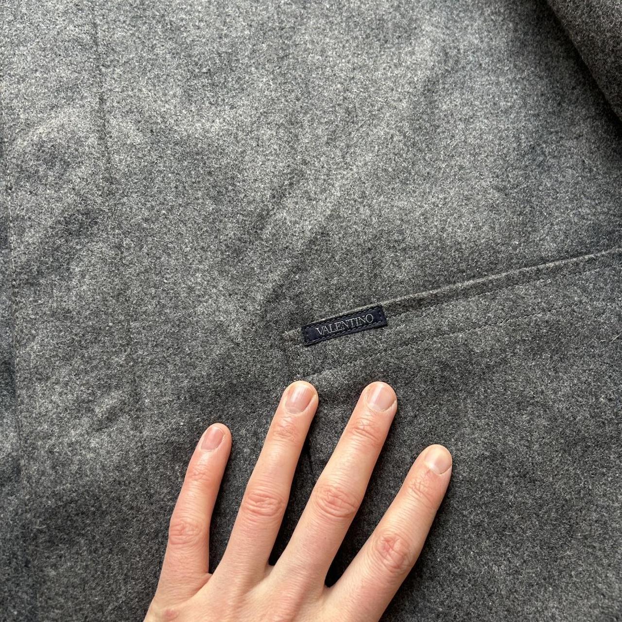 1990s Deadstock Valentino Coat Grey L