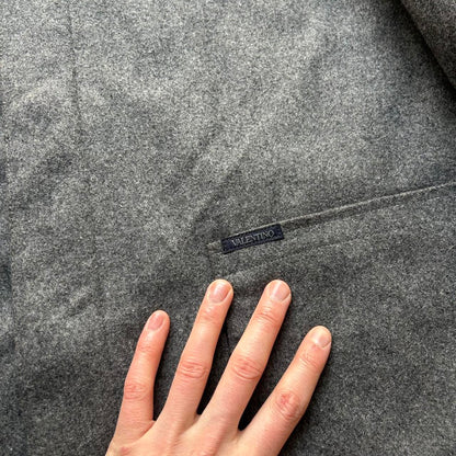 1990s Deadstock Valentino Coat Grey L