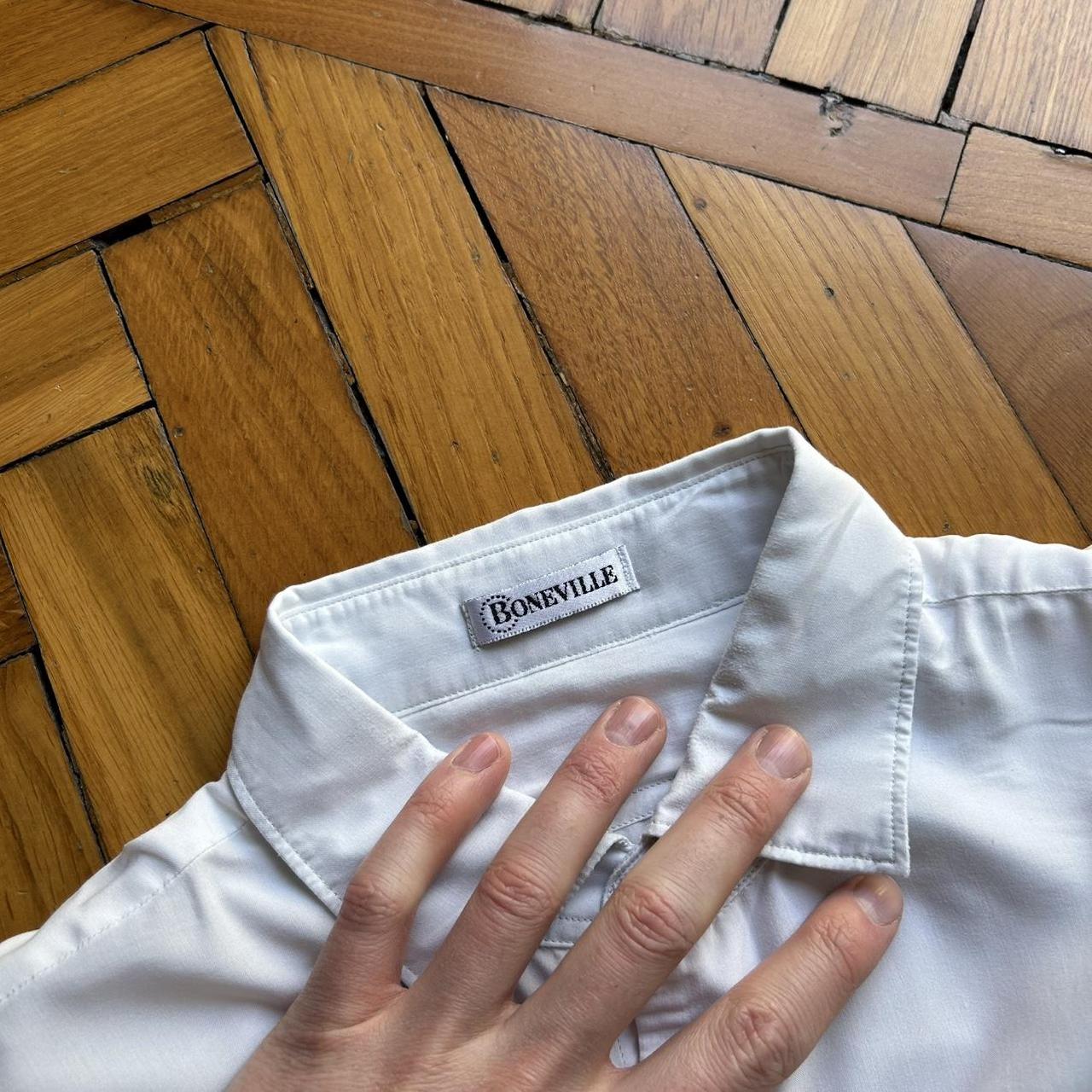 1991 Boneville Shirt White L