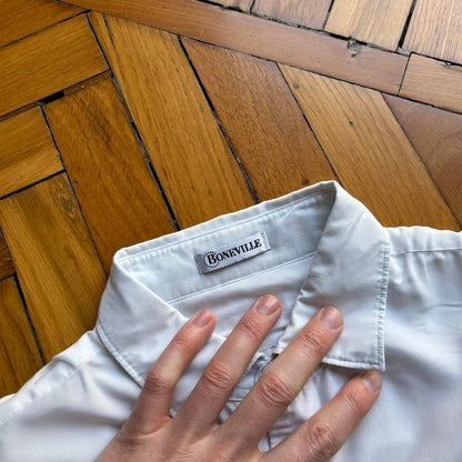 1991 Boneville Shirt White L