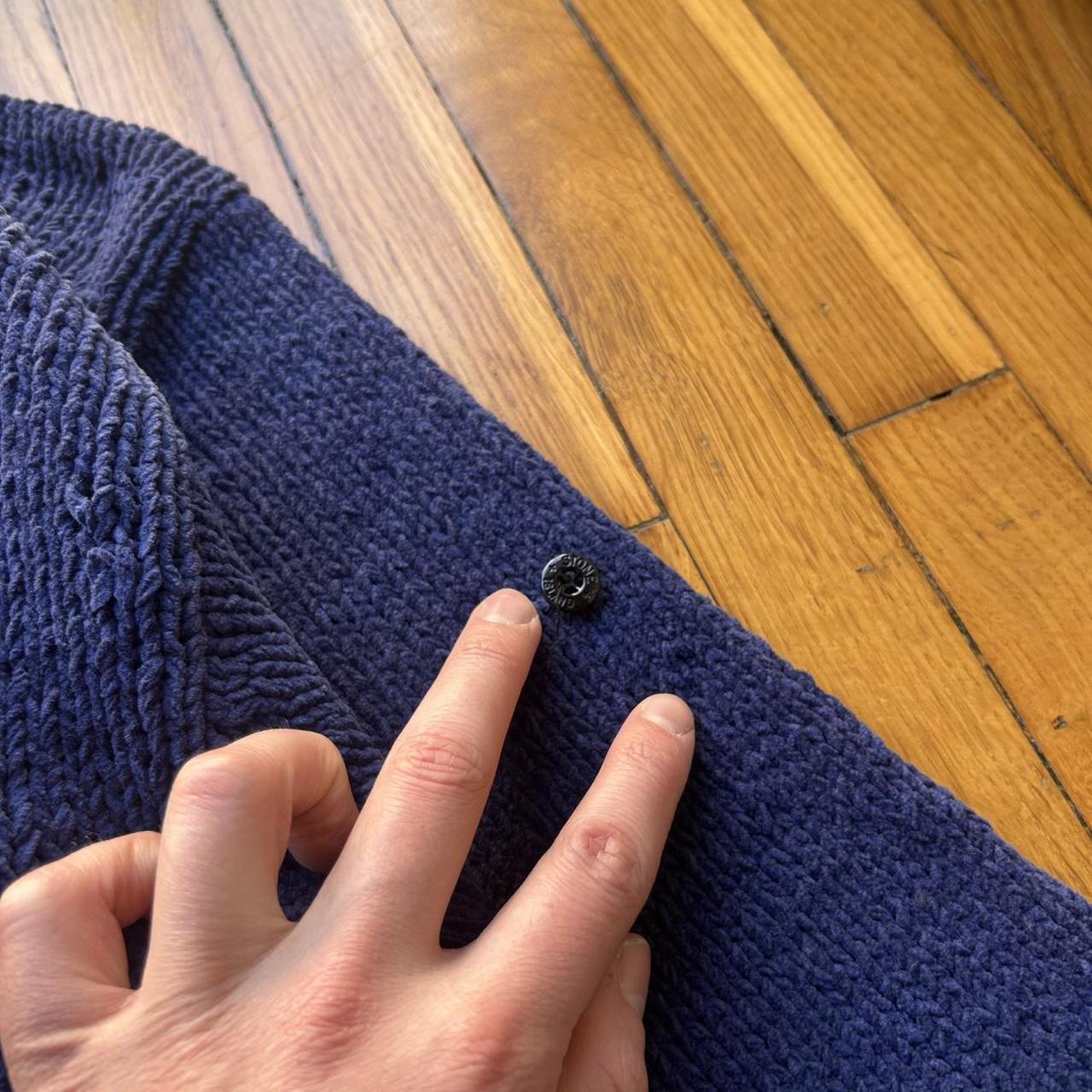 A/W 1996 Stone Island Chenille Knitted Jumper XL