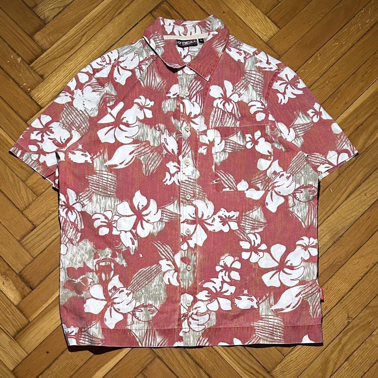 2000s O’Neill Hawaiian Floral Shirt XL