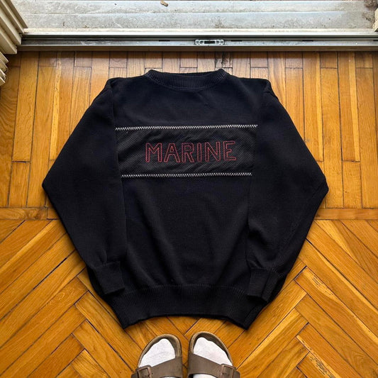 1990s Jc De Castelbajac 'Marine' Knitted Jumper M