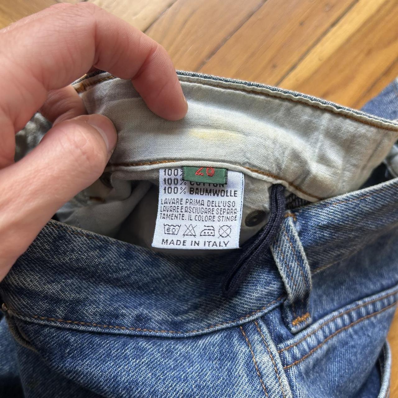 1990s Katharine Hamnett Jeans Blue 26W 28L