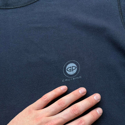 1990s Guido Pellegrini LS T Shirt Navy S