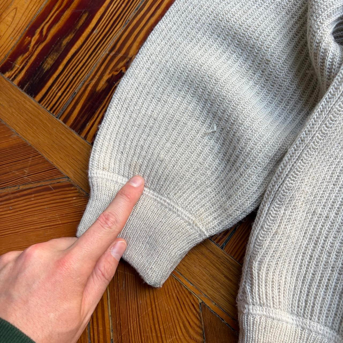 1990s Ciao Knitted Jumper Beige S