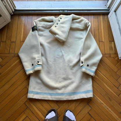 1980s Stone Island Montgomery Duffle Coat Cream L