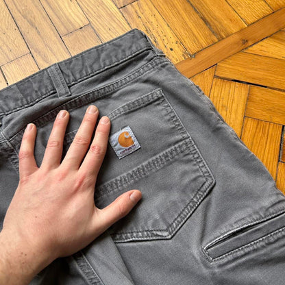 1990s Carhartt Carpenter Trousers Grey 36W 28L