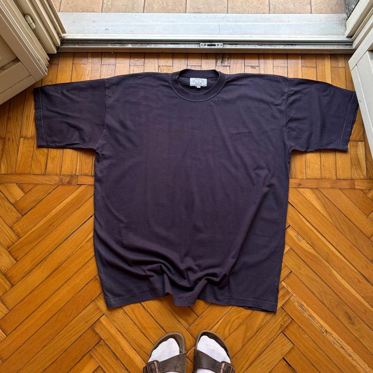1990s Armani Jeans T Shirt Navy XXL