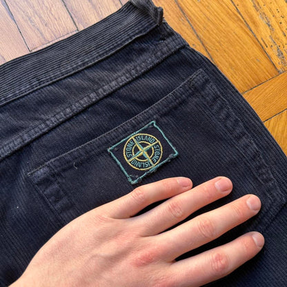 1980s Stone Island Corduroy Trousers 32W 30L