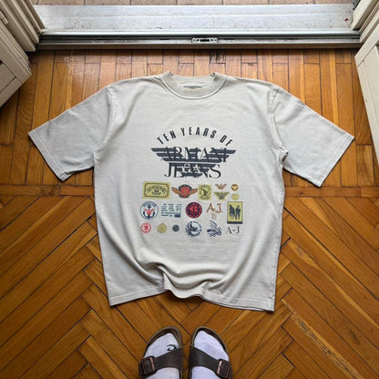 1990s Armani Jeans 10 Year Anniversary T Shirt L
