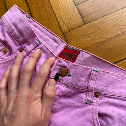 1980s Best Company Jeans Pink Women's 28W 30L