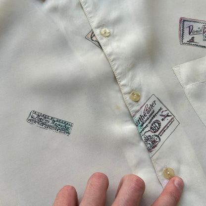 1990s Fiorucci Classic Nouveau Print Shirt XL