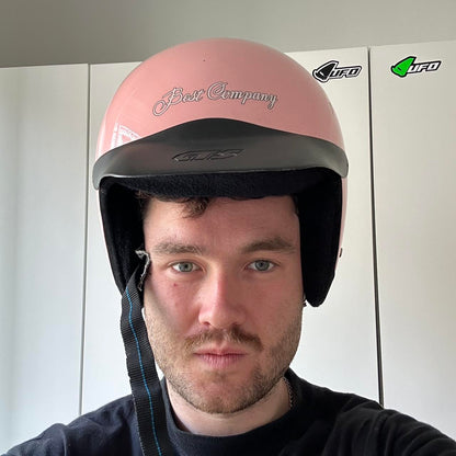 1980s Best Company Helmet Pink