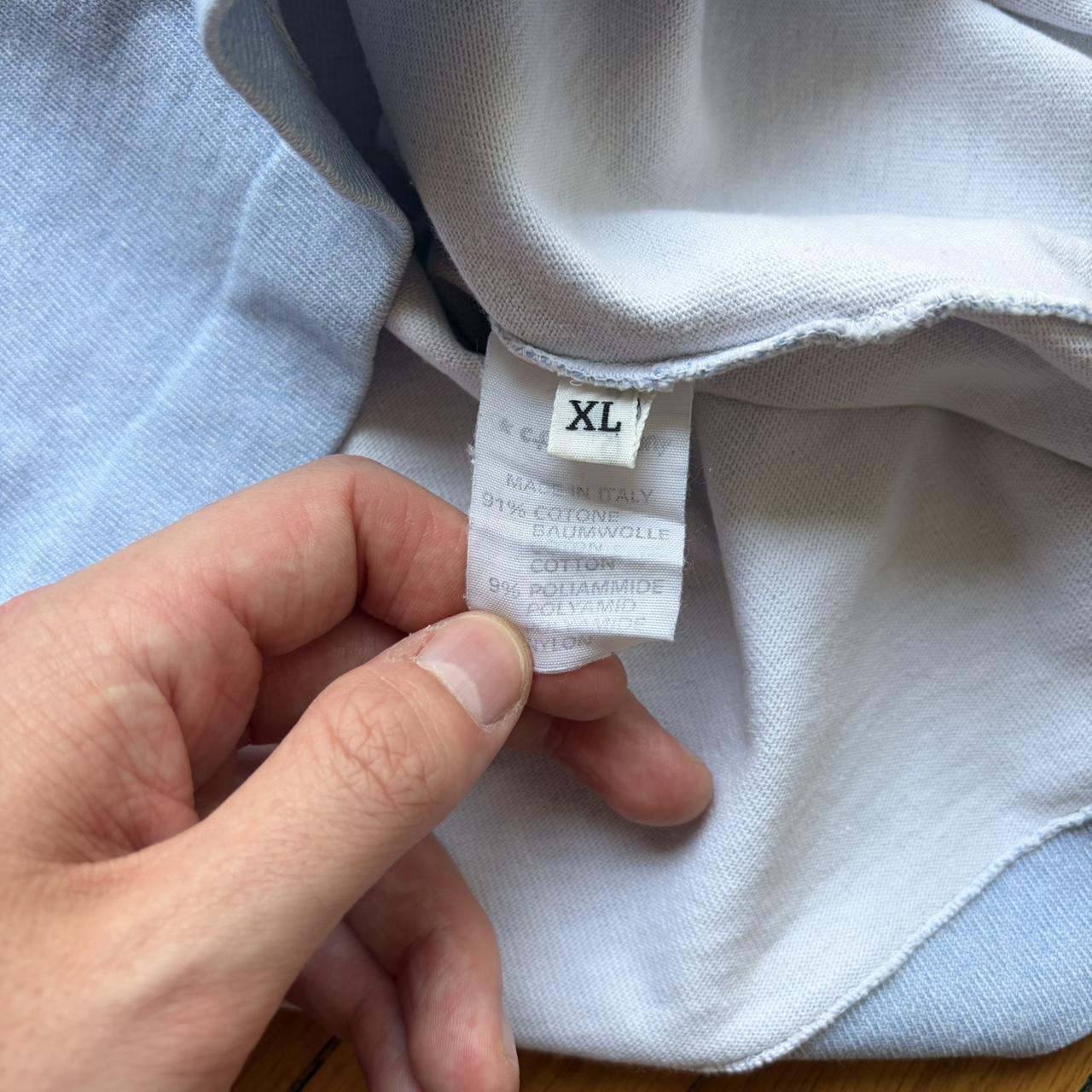 1980s Stone Island LS T Shirt Blue L