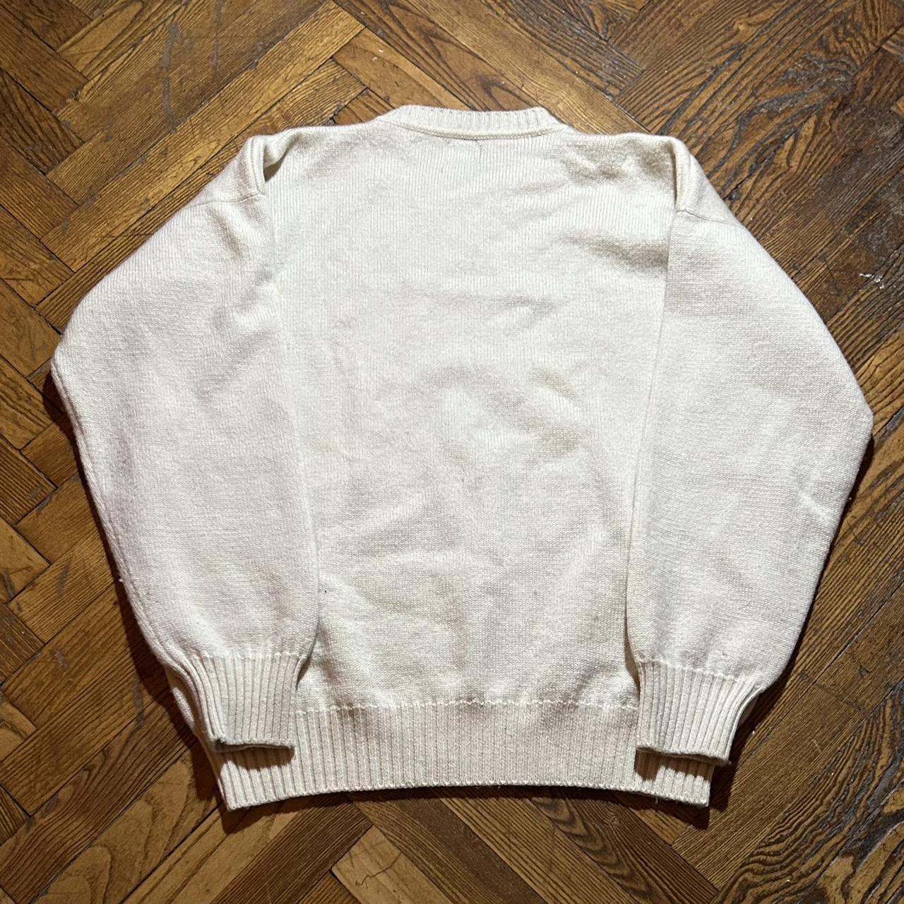 1980s Emporio Armani Knitted Jumper Cream 54/L