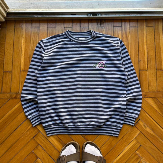 1980s Best Company Sweatshirt Striped S