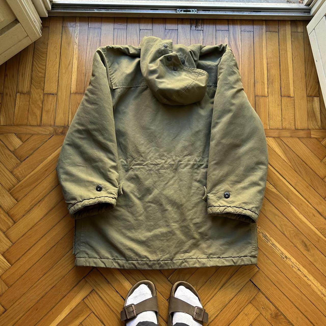 1980s Boneville Navy Arctic Parka Jacket Khaki XL