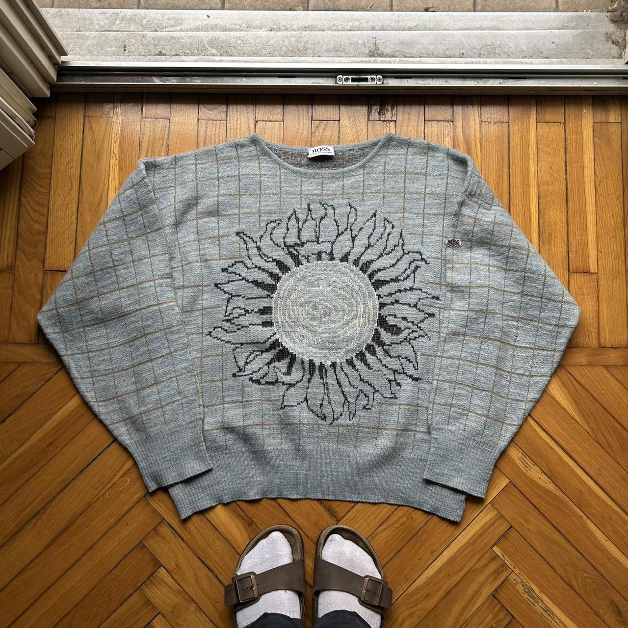 1980s Hugo Boss Knitted Jumper M