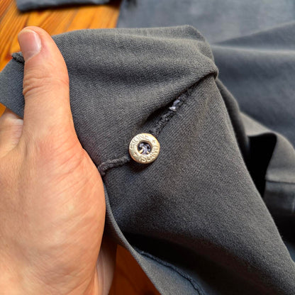 1980s Stone Island Marina Polo Shirt Black M