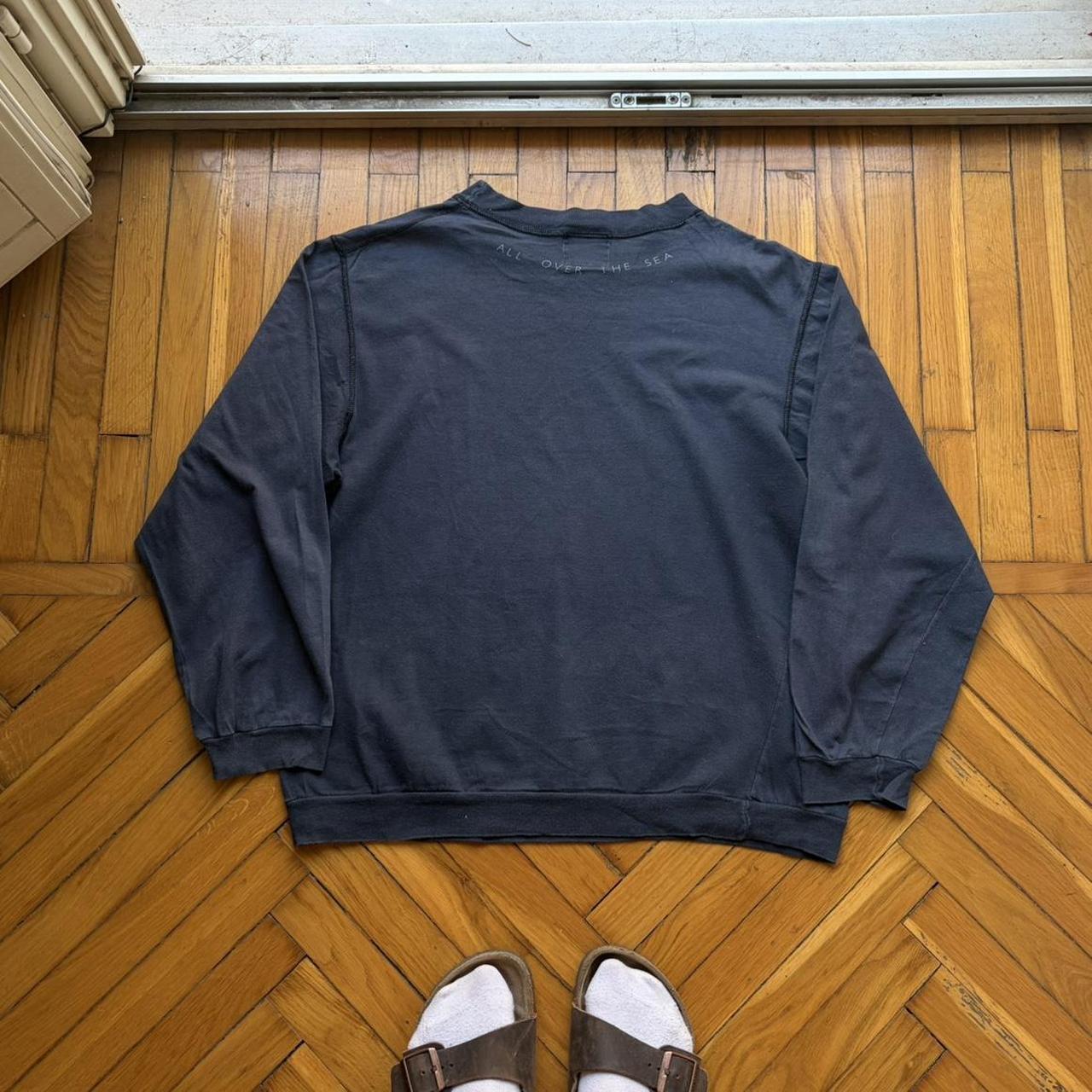 1990s Guido Pellegrini LS T Shirt Navy S