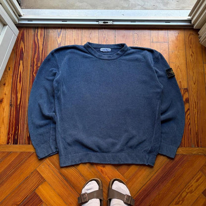 S/S 1998 Stone Island Chenille Knitted Jumper XL