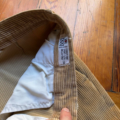 1980s Cerruti 1881 Corduroy Trousers Tan 32W 30L