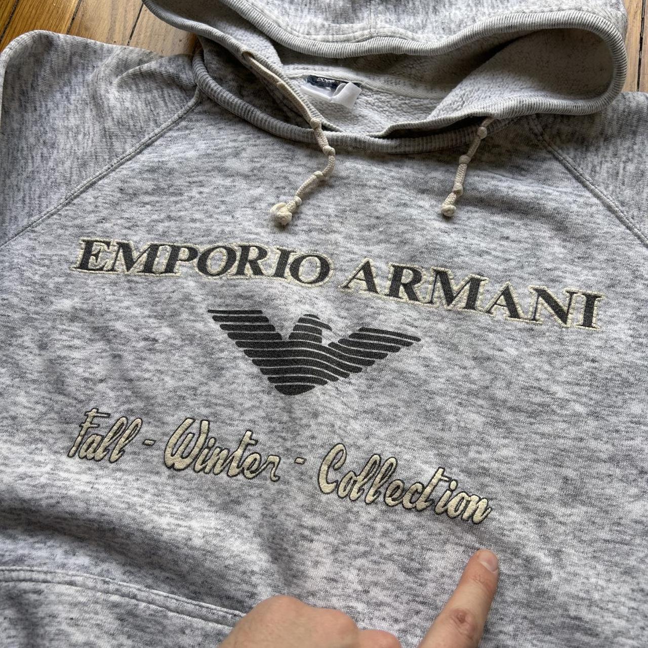 1980s Emporio Armani Hoodie Women's M
