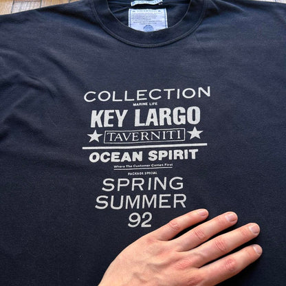 1992 J Taverniti Staff T Shirt Navy M