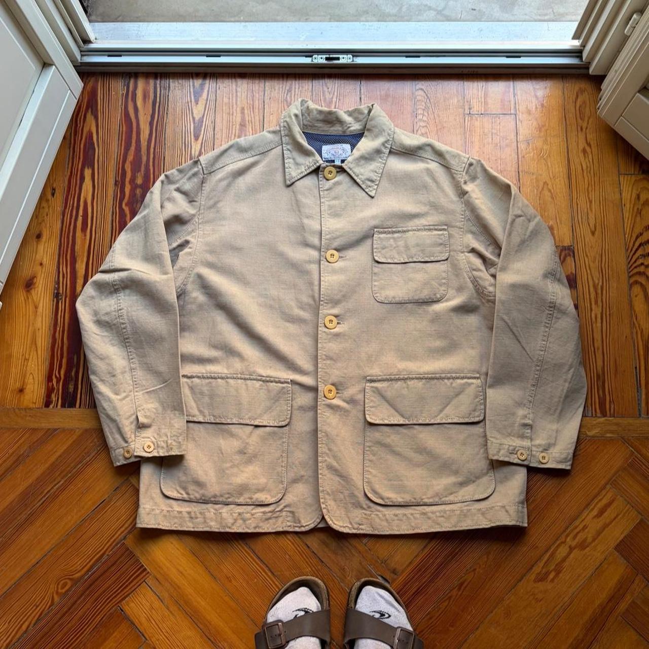 1990s Armani Jeans Multipocket Jacket Beige XL