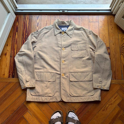 1990s Armani Jeans Multipocket Jacket Beige XL