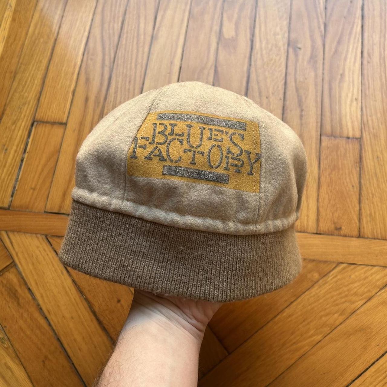 1990s Armani Jeans Skull Cap Tan OS