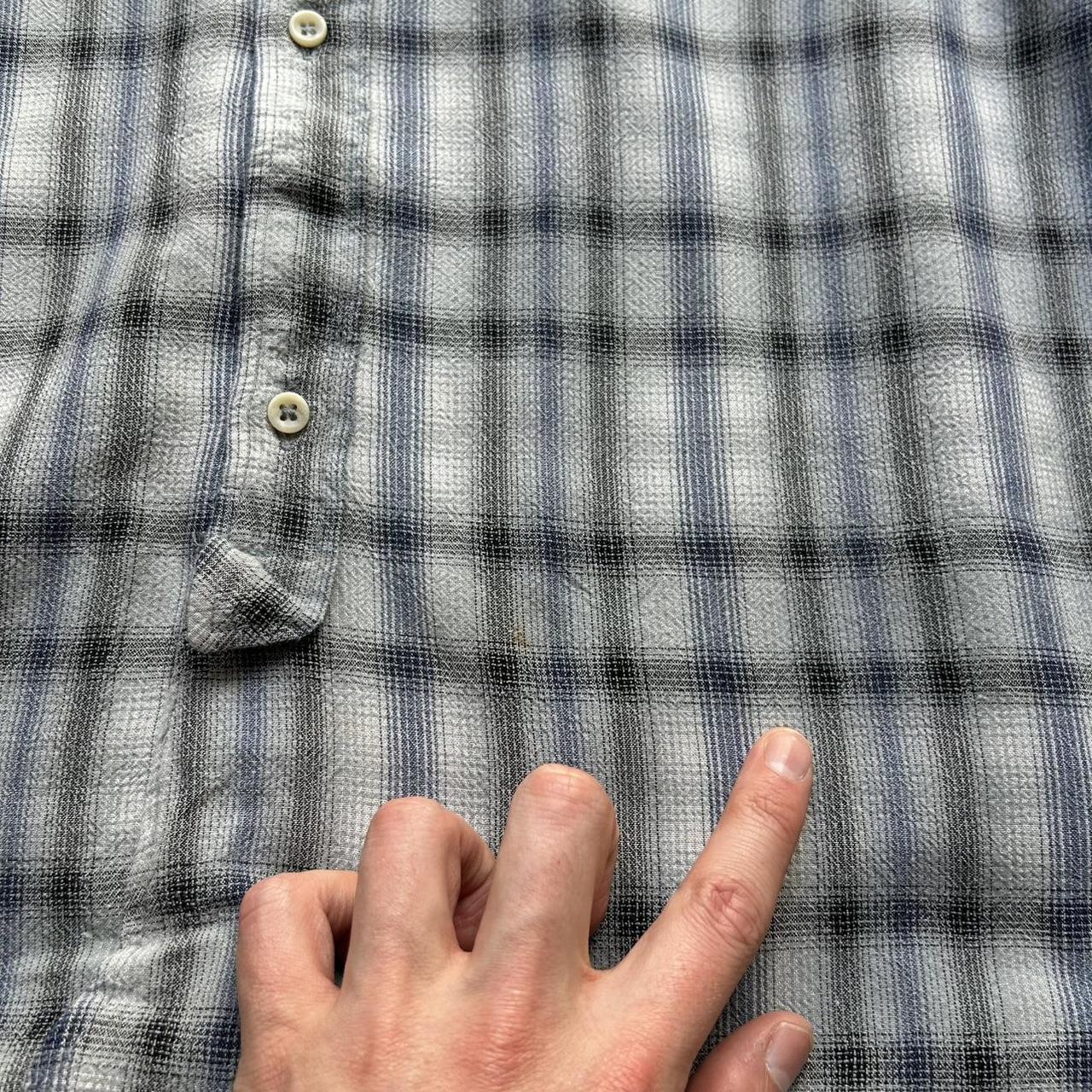 1990s Armani Jeans Checked Shirt XL