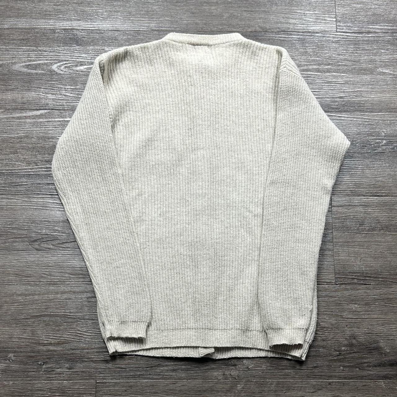 1980s Armani Knitted Cardigan Beige S