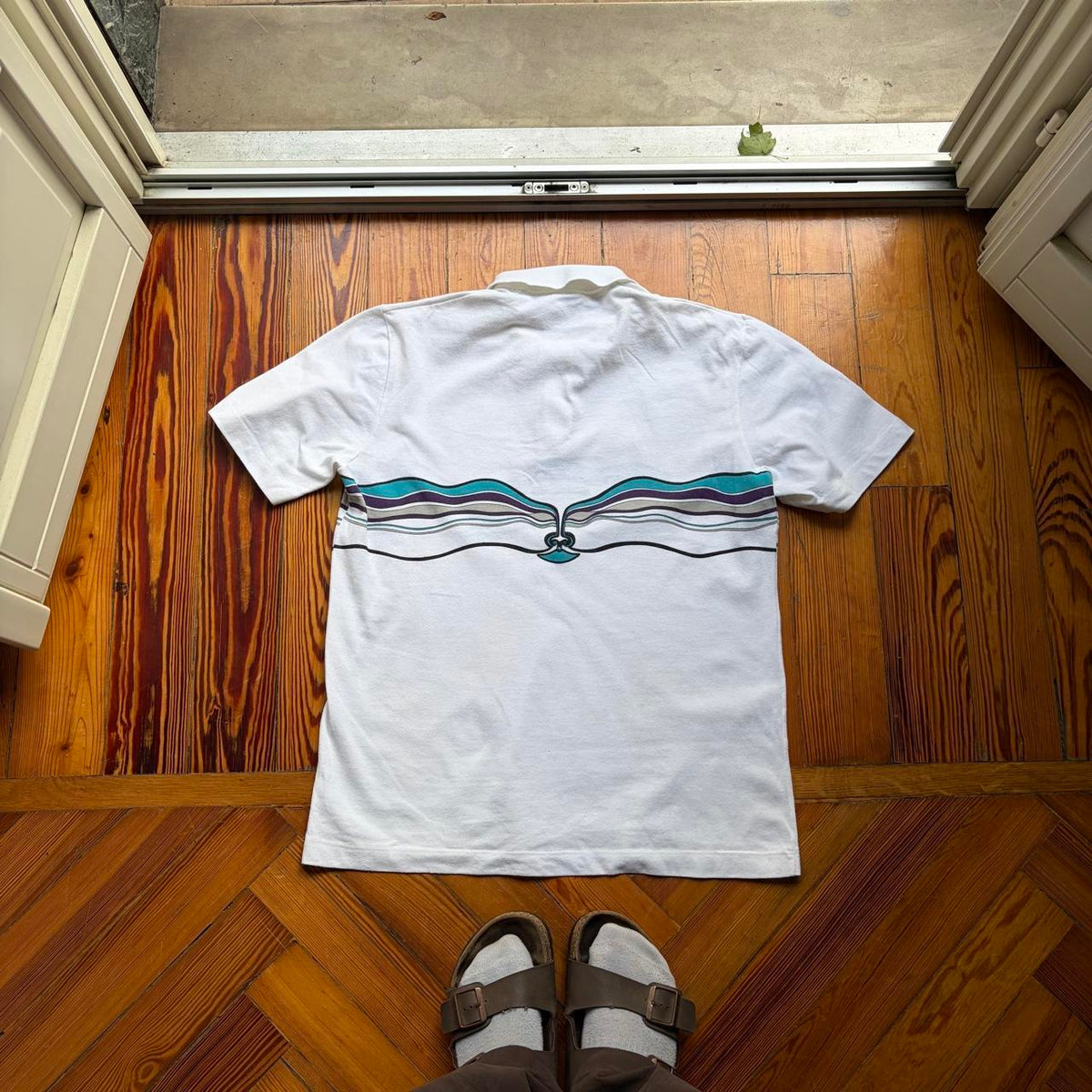 1980s Adidas Originals Ivan Lendl Polo Shirt M