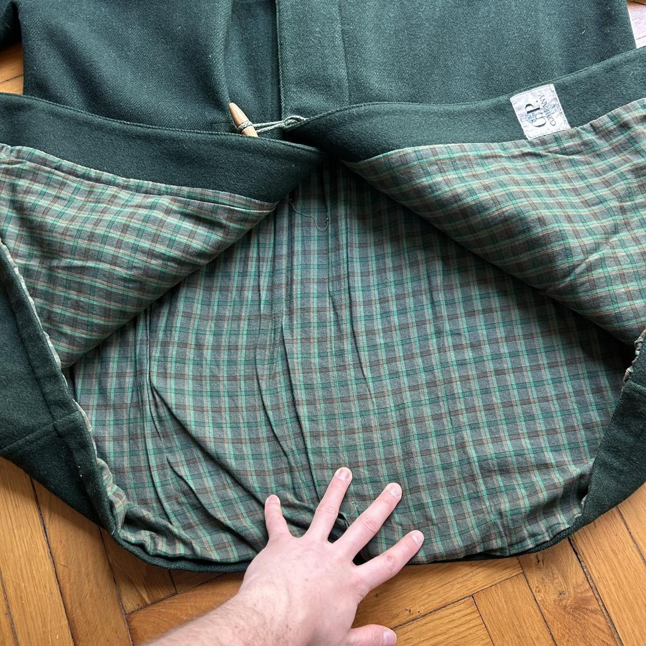 1985 CP Company Wool Duffle Coat Green XL