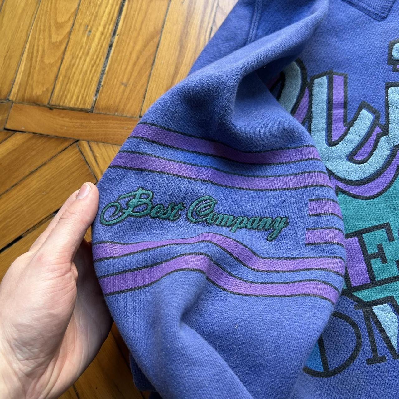 1980s Best Company Skiing Sweatshirt Blue L