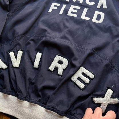 1990s Avirex Bomber Jacket Navy L
