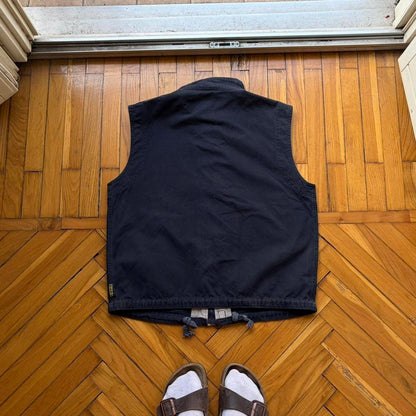 1990s Armani Jeans Utility Vest Navy S