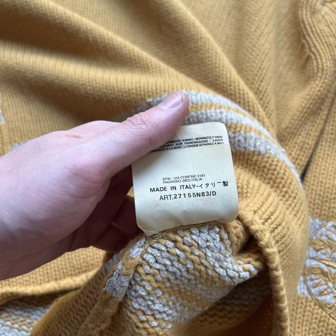 A/W 1997 Stone Island Knitted Jumper Yellow L